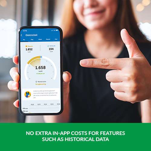 Real time P1 meter data - Slimme meter uitlezen - Wifi met app - Energieverbruiksmanager