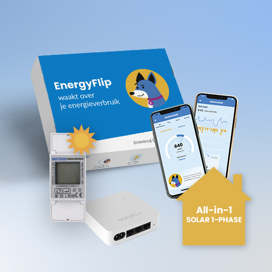 Read solar panels and energy consumption, Eastron kWh meter SDM230 Modbus MID, 1-phase solar panels