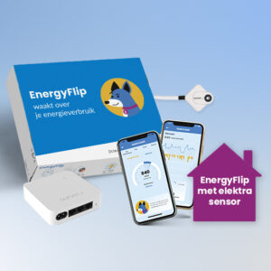 Energyflip - Digitale of analoge elektriciteitsmeter uitlezen - Energieverbruiksmanager met sensor